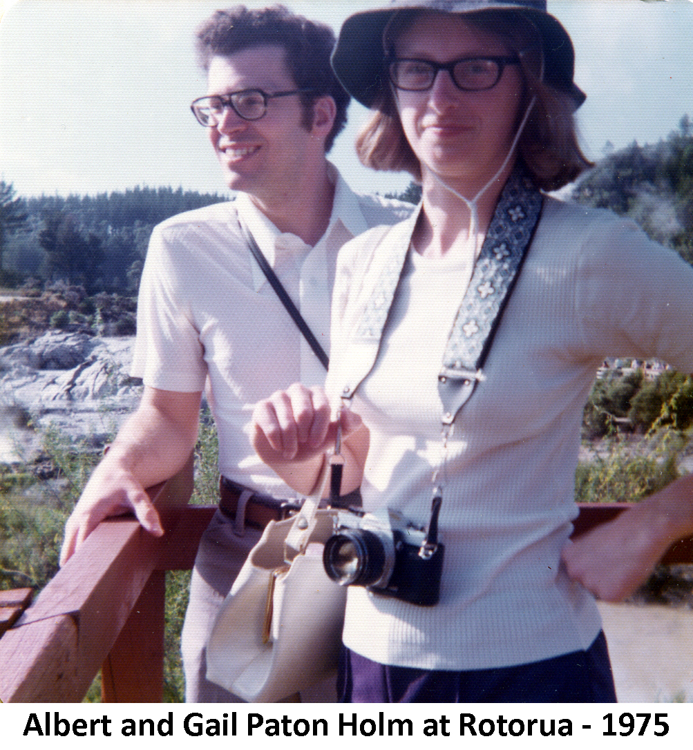 Al and Gail Holm  in Rotorua, New Zealand