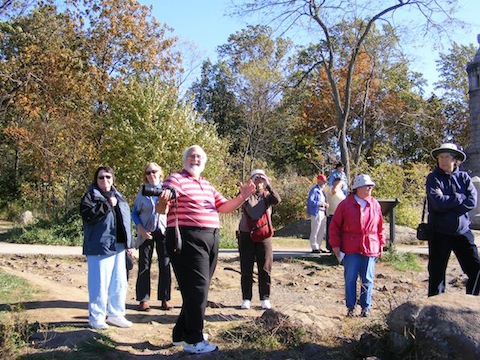 Lolly, Ann, Bob,      Gail, Maija and Julie. Bill is in the back with the red hat.