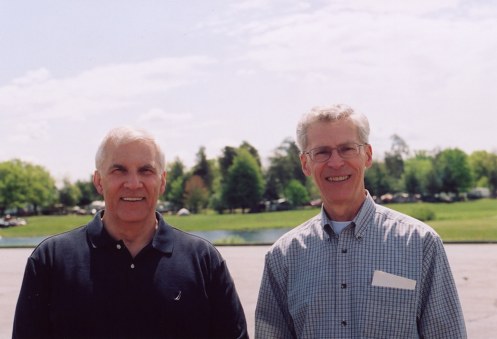 Carl and me in front of Perkins